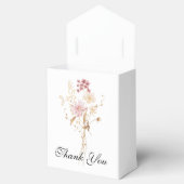 Whimsical Wildflower Lente Zomer herfst Bruiloft Bedankdoosjes (Geopend)