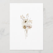 Whimsical Wildflower Meadow Wedding Advice Kaart (Achterkant)