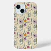 Whimsical Wildflower Seamless Pattern Case-Mate iPhone Case (Achterkant)