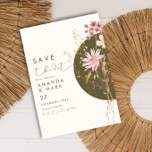 Whimsical Wildflower Spring Summer Herfst Invitati Kaart