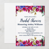 Whimsical Wildflower Vrijgezellenfeest Botanische Kaart (Voorkant / Achterkant)