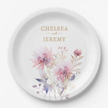 Whimsical Wildflower Waterverf Design bruiloft