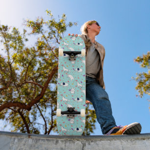Whimsical Wildlife Wonderland Skateboard