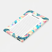 Whimsical Wind Retro Abstract Lint Post-it® Notes (Schuin)