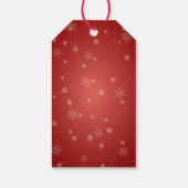 Whimsical Winking Reindeer with Christmas Lights Cadeaulabel (Achterkant)