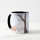 Whimsical Winter Cottage Mug (Devant gauche)