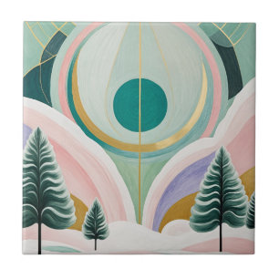 Whimsical Winter Dreamscape Tegeltje