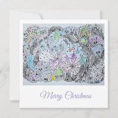 Whimsical Winter Forest Magical Creatures Kaart (Voorkant)