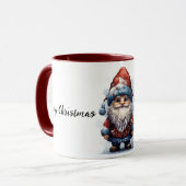 🌟 Whimsical Winter Gnome Mug 🌟 (Devant gauche)