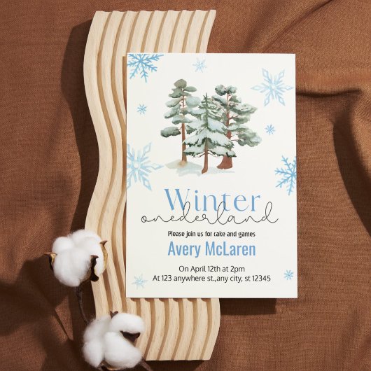 Whimsical Winter Nederland & Bloom Verjaardag Kaart