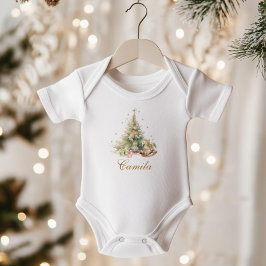 Whimsical winter Onederland kerstboom Romper