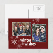 Whimsical Winter Wishes Briefkaart (Voorkant / Achterkant)