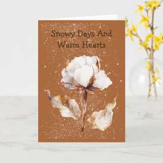 Whimsical Winter Wishes Snowy Greeting Card Kaart