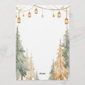 Whimsical Winter Woodland Birthday Invitation (Dos)