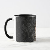 Whimsical Witch beroemd gemaakt door Black Damask Mok (Links)