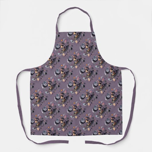 Whimsical Witch Pet en hemelse magie Schort (Voorkant)