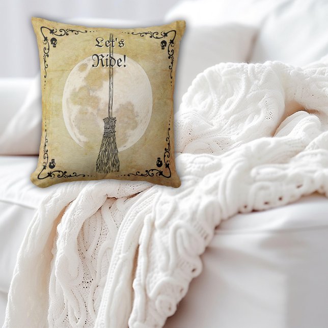 Whimsical Witchy Full Moon Kussen (Creator heeft geüpload)