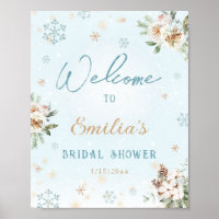 Whimsical Witte Winter Sneeuw Bevroren Bruidsdouch