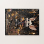 Whimsical Wonder : Bunny Gift-Giver Puzzle (Horizontal)
