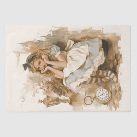 Whimsical Wonderland - Alice Tissuepapier (Voorkant)
