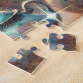 Whimsical Wonderland Illustration Alice & Rabbit Legpuzzel (Zijkant)