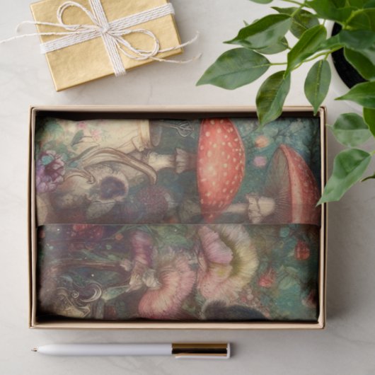 Whimsical Wonderland Tea Party Decoupage Tissuepapier (Geschenk)