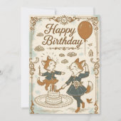 Whimsical Woodland Birthday Kaart (Voorkant)