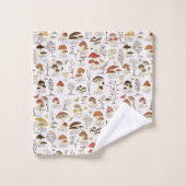 Whimsical Woodland Champhrooms Motif (Gant de toilette)