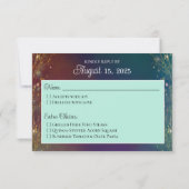 Whimsical Woodland Enchanted Forest Wedding RSVP Kaartje (Achterkant)