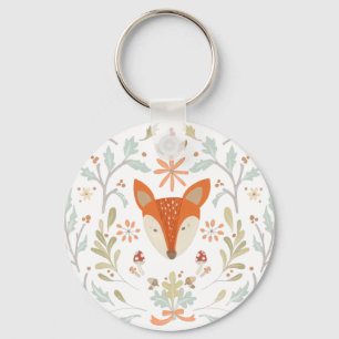Whimsical Woodland Fox Sleutelhanger