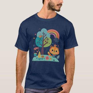 Whimsical Woodland Friends cadeau T-shirt