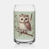 Whimsical Woodland Owl Botanical Illustration (Verso)
