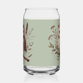 Whimsical Woodland Owl Botanical Illustration (Droite)