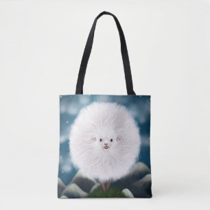 Whimsical Wooly: Gekke Super Fluffy Sheep op de Draagtas