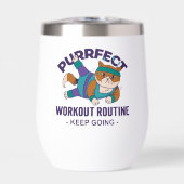 Whimsical Workout Cat (Voorkant)