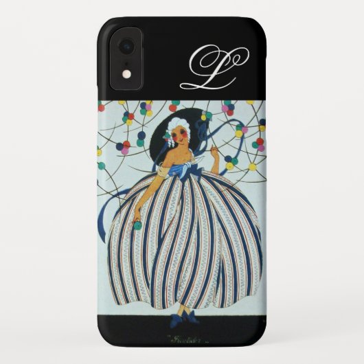 WHIMSICAL YOUNG GIRL MONOGRAM/Beauty Mode Case-Mate iPhone Case (Achterkant)