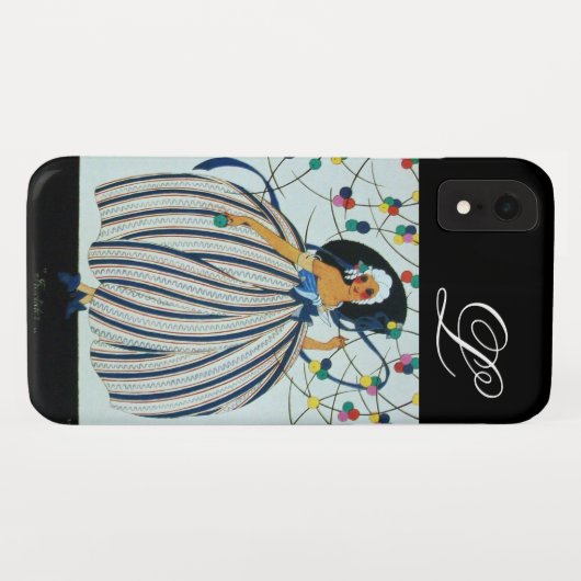 WHIMSICAL YOUNG GIRL MONOGRAM/Beauty Mode Case-Mate iPhone Case (Achterkant (horizontaal))