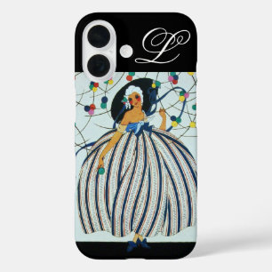 WHIMSICAL YOUNG GIRL MONOGRAM/Beauty Mode iPhone 16 Hoesje