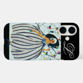 WHIMSICAL YOUNG GIRL MONOGRAM/Beauty Mode Case-Mate iPhone Case (Achterkant (horizontaal))