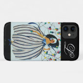 WHIMSICAL YOUNG GIRL MONOGRAM/Beauty Mode Case-Mate iPhone Case (Achterkant (horizontaal))