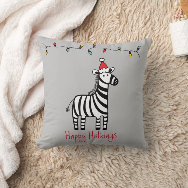 Whimsical-Zebra Kussen (Deken)