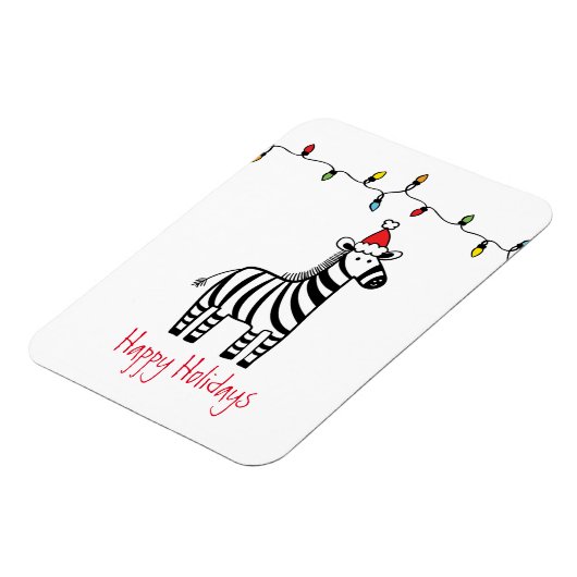 Whimsical-Zebra Magneet (Linkerzijde)