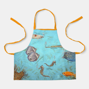 Whimsical Zee creëert het Kind All-Over Print Apr Schort