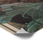 Whimsical Zeemeermin Poster met Gin Bottle - Fanta (Hoek)