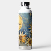 Whimsical Zonnebloemen en Zon Waterfles (Links)