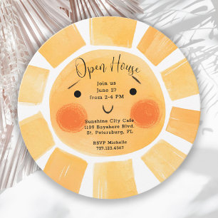 Whimsical Zonnige Open Huis Kaart