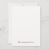 Whimsical zwart-wit Hand getrokken glazen bruiloft Kaart (Achterkant)