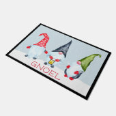 Whimsicale Kerst Gnome Deurmat (Schuin)