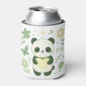Whimsicale Panda Hart Blikje Koeler (Blikje Voorkant)