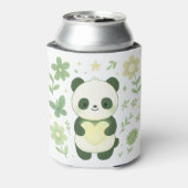 Whimsicale Panda Hart Blikje Koeler (Blikje Achterkant)